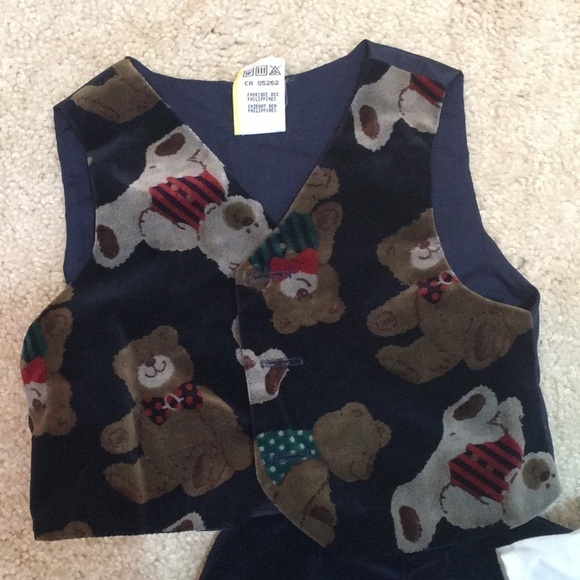 VINTAGE 3 pc. Baby Boy Outfit. P/A1078/5 - Picture 3 of 9